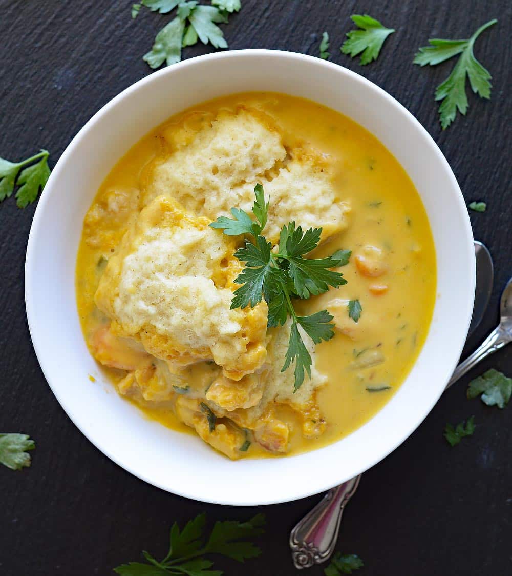 Vegan Chicken and Biscuits