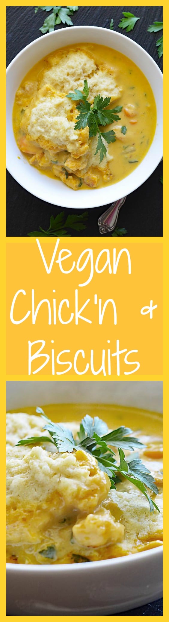 Vegan Chicken and Biscuits