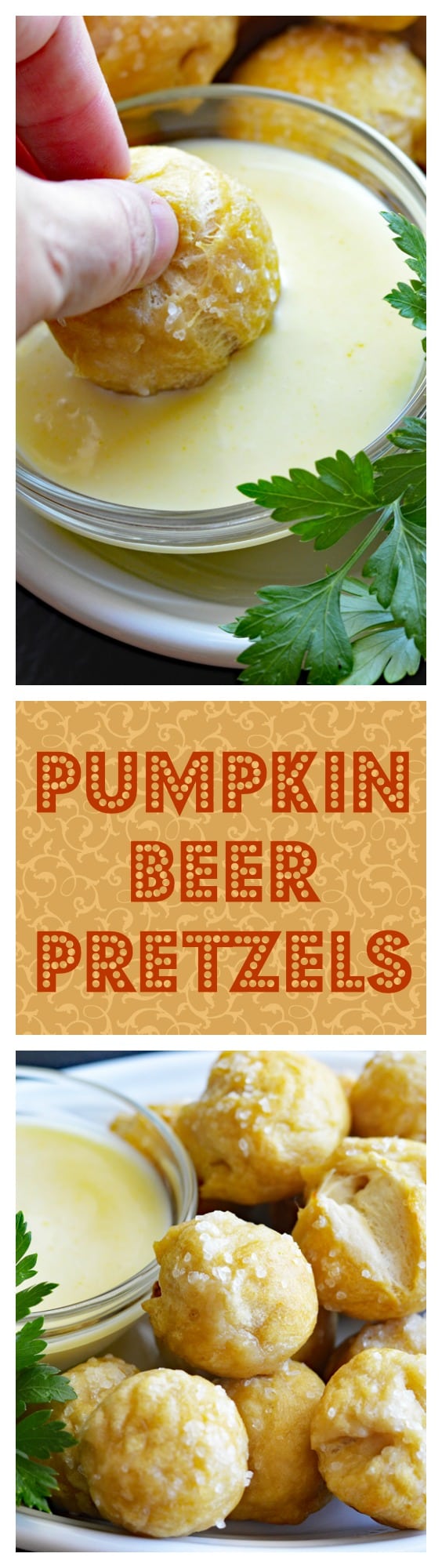 Vegan Pumpkin Beer Pretzels 