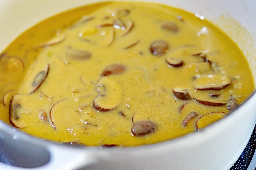 Quick and Easy VEGAN Cream of Mushroom Soup