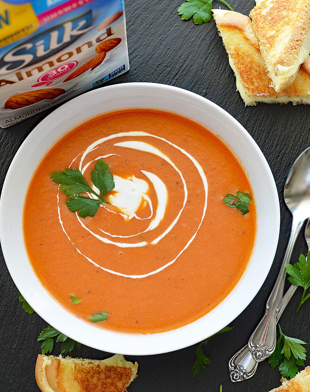 Homemade Vegan Cream of Tomato Soup