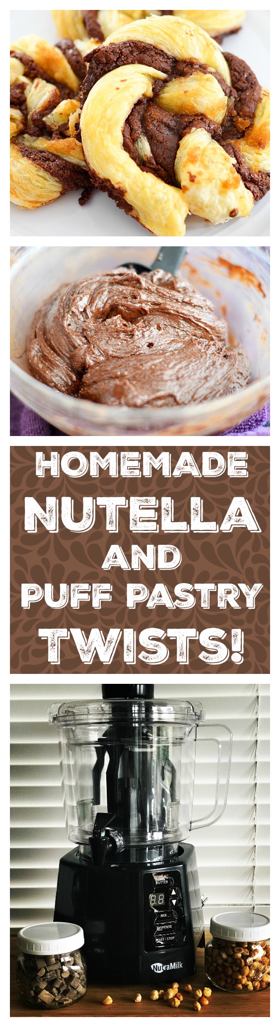 4 Ingredient Nutella Puff Pastry Twists