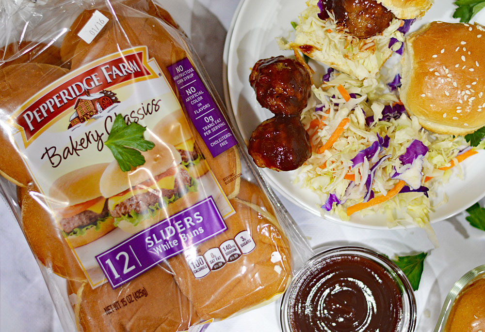 Quick & Easy Game Day Sliders with Pepperidge Farm