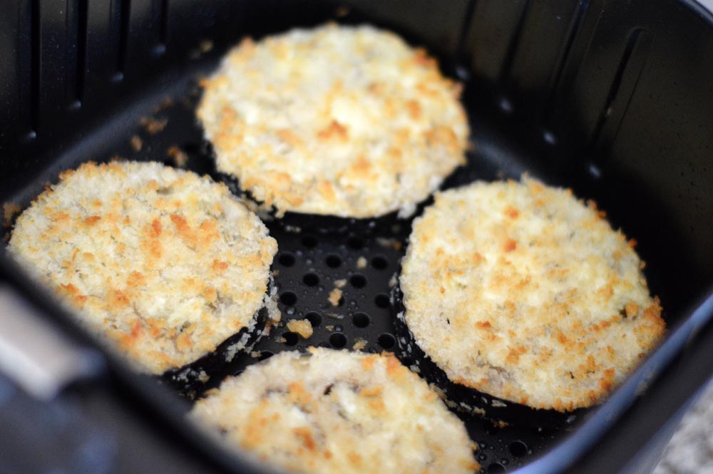 Fried Vegan Air Fryer Eggplant Parmesan Recipe