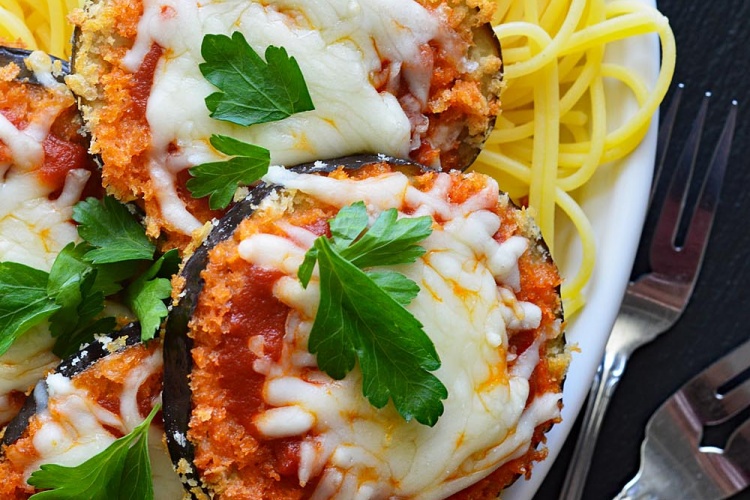 Vegan Air Fryer Eggplant Parmesan Recipe