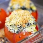 Spinach Artichoke Stuffed Tomatoes Recipe