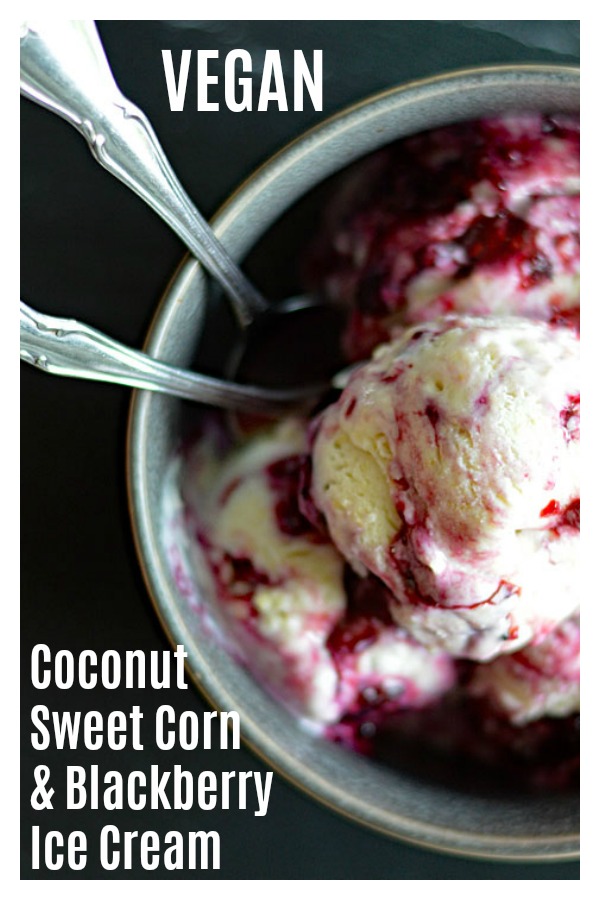 BlackBerry Coconut Ice Cream - Mother's Day Dessert Recipes