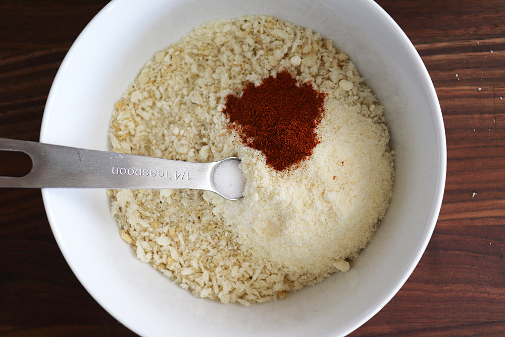 Panko bread crumb mixture for Crispy Baked Avocado Fries