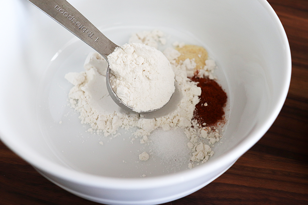 Flour mixture for Crispy Baked Avocado Fries