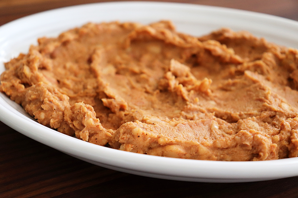 Refried beans for Easy Seven Layer Bean Dip