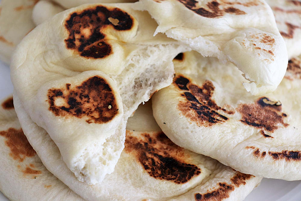 Easy Vegan Naan Bread