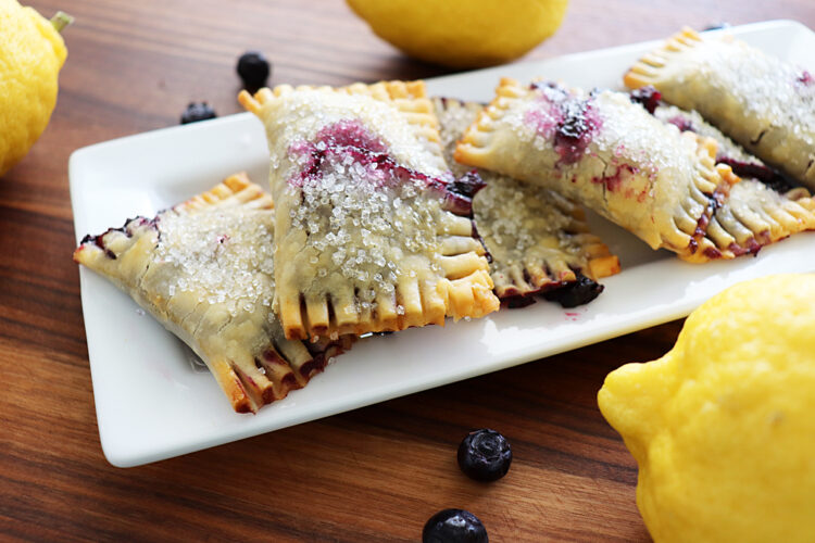 Easy Vegan Lemon Blueberry Hand Pies TheVegLife