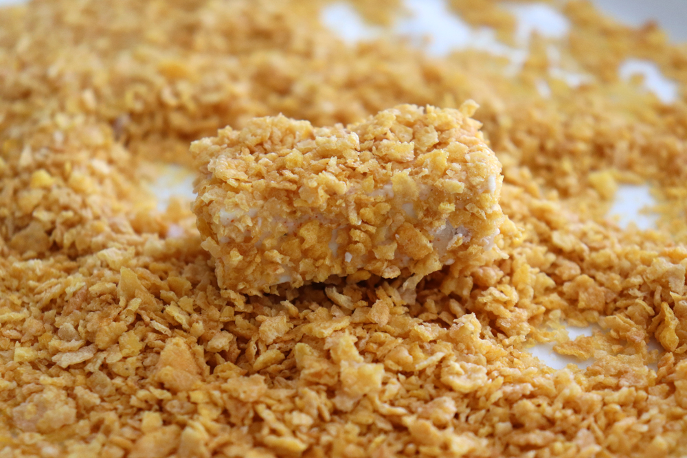 Corn Flake Breading for Vegan Nashville Hot Tofu Nuggets Recipe
