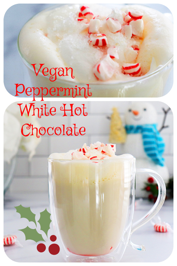 PIN for VEGAN PEPPERMINT WHITE HOT CHOCOLATE