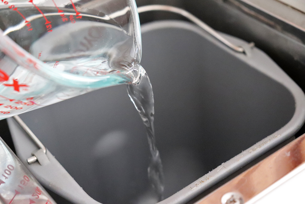 Adding Water to the Bread Machine