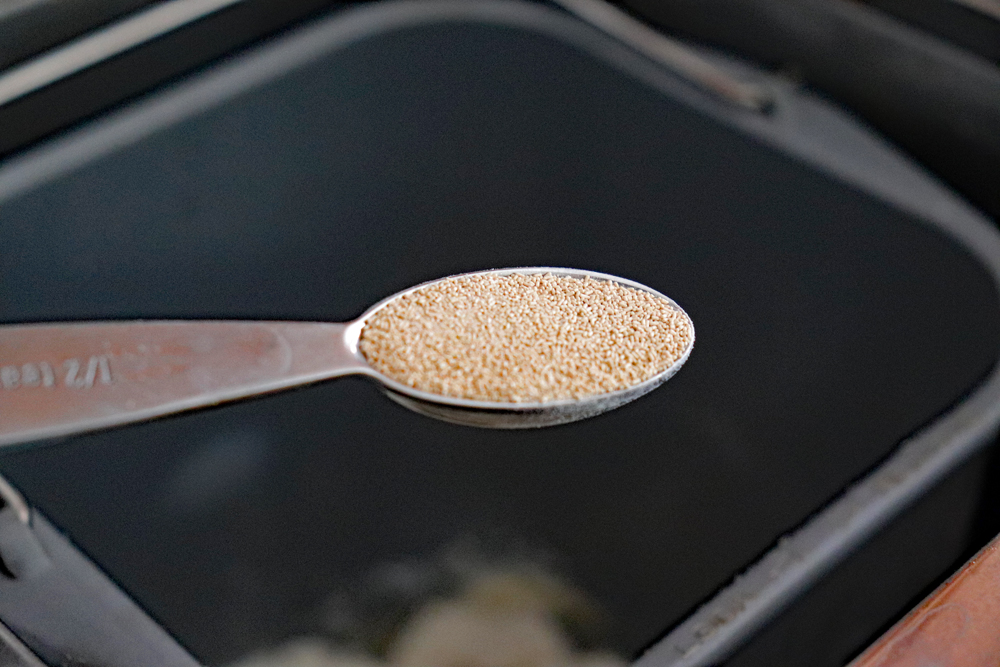 Adding Yeast to the Bread Machine