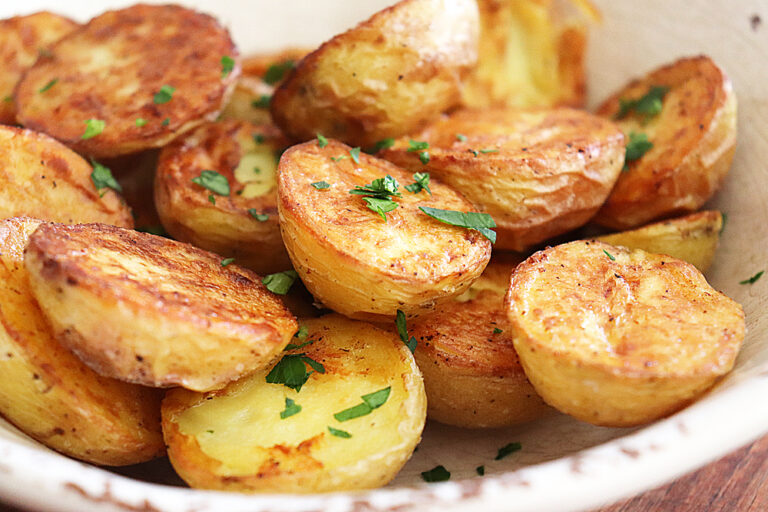 Oven Roasted Baby Dutch Potatoes Recipe - TheVegLife