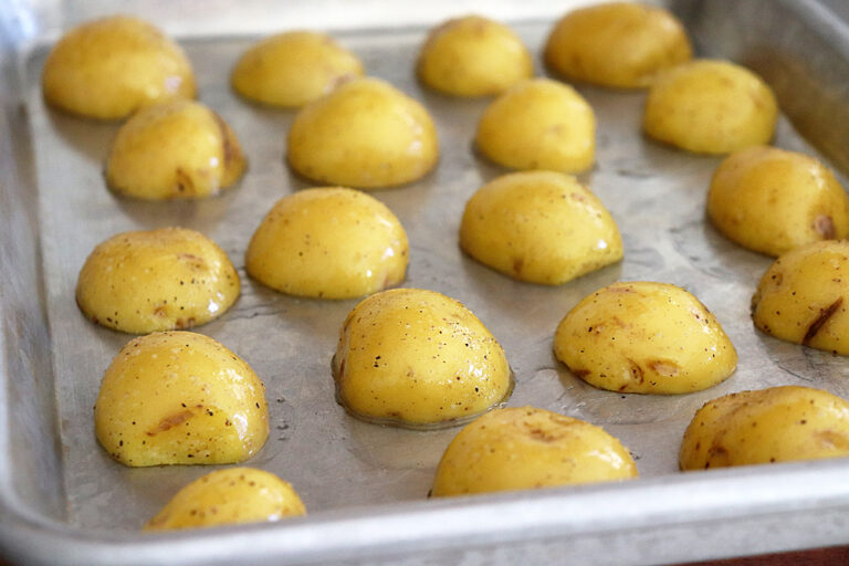 Oven Roasted Baby Dutch Potatoes Recipe - TheVegLife