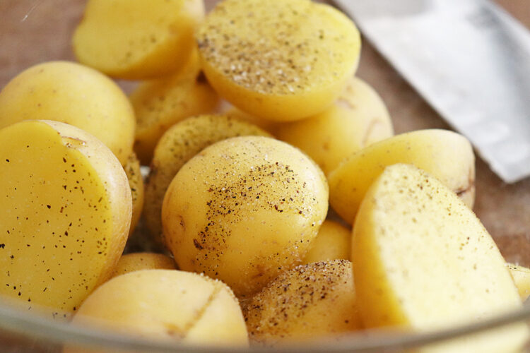 Oven Roasted Baby Dutch Potatoes Recipe TheVegLife