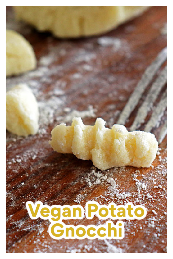 PIN for Easy Homemade Vegan Gnocchi Recipe