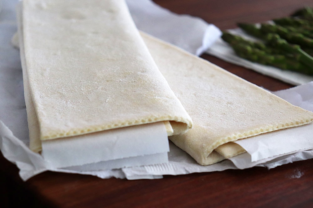 Thawing the puff pastry