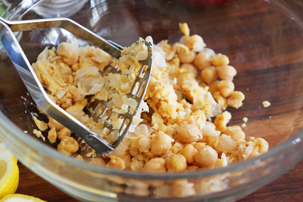 Mashed chickpeas