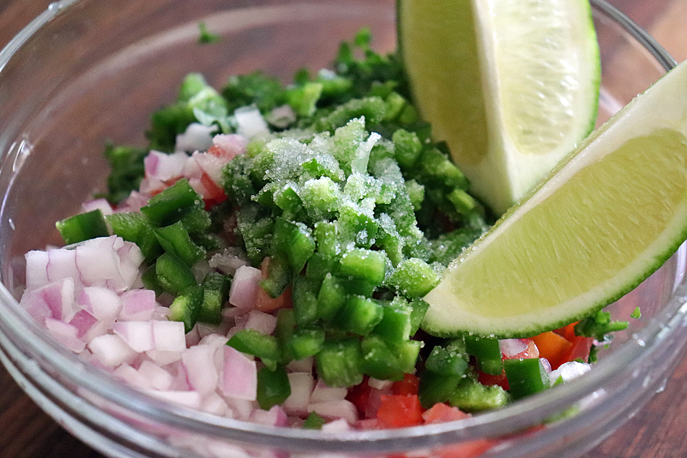 Seasoning the ingredients