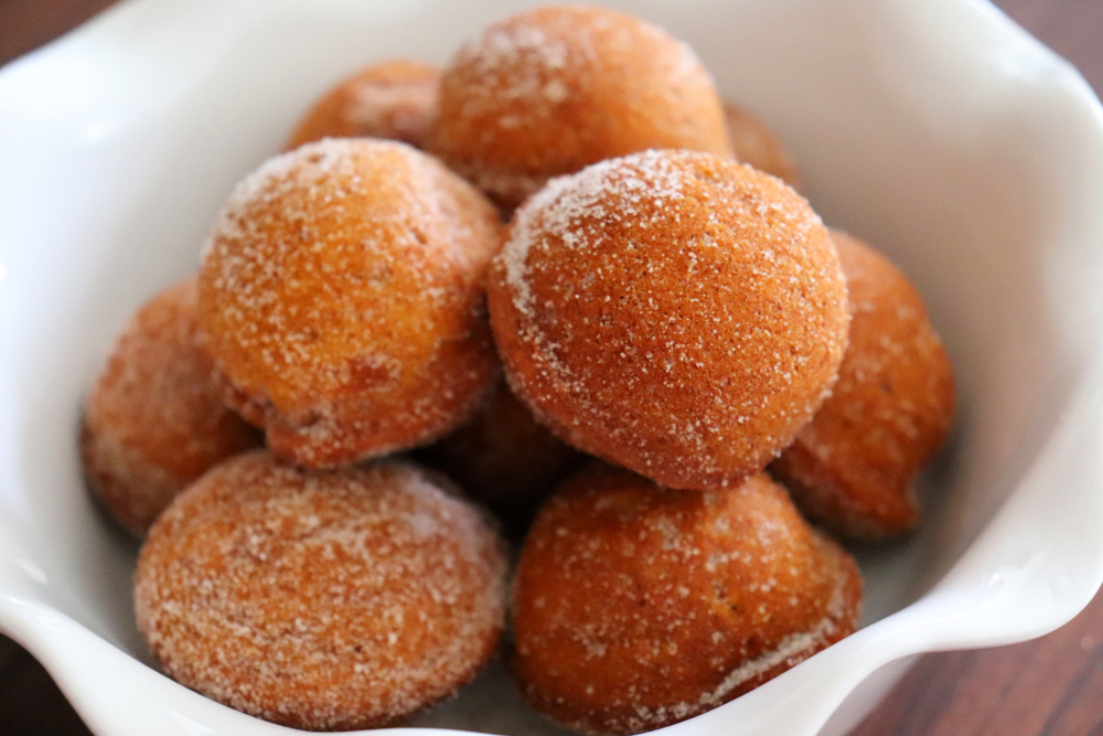 Bowl of donuts