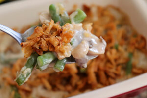 Baked Easy Green Bean Casserole Recipe and ready to enjoy