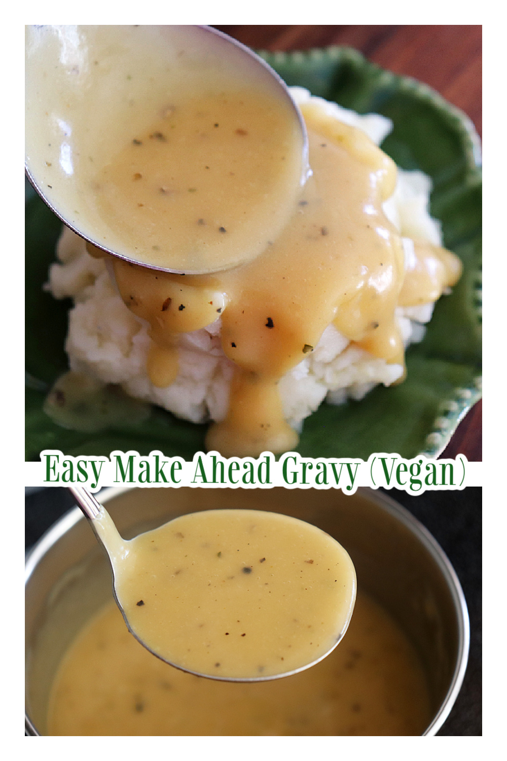 Pinterest Ad Pin for Easy Make Ahead Gravy