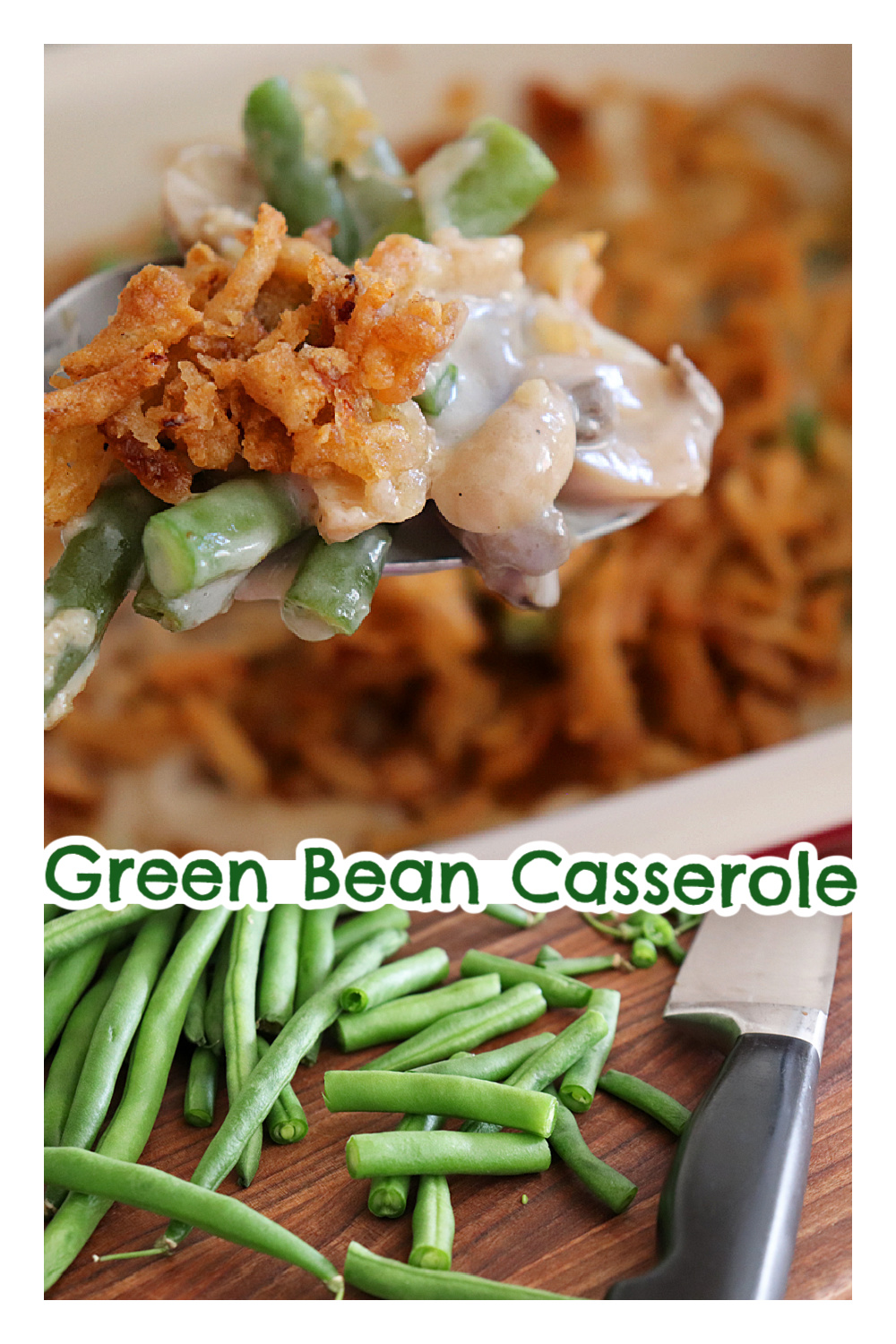 Pin for Green Bean Casserole