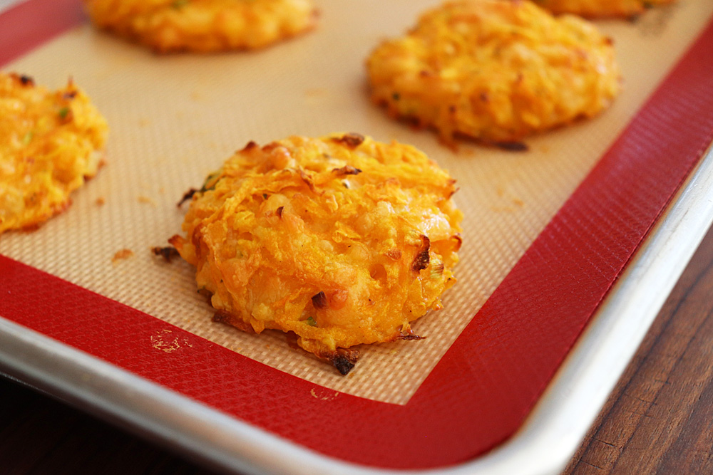 Baked Butternut Squash Fritters