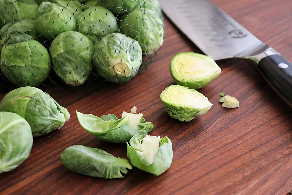 Fresh brussels sprouts