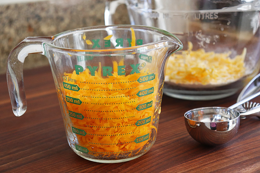 Ingredients for Butternut Squash Fritters