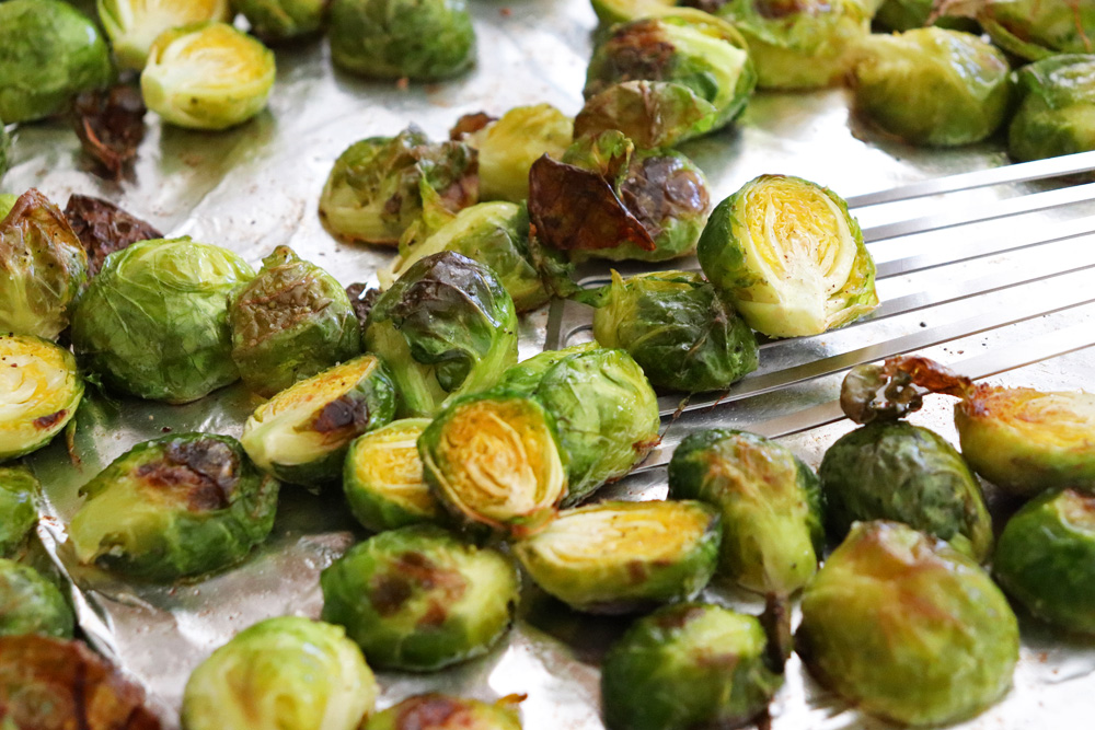 Roasted Brussels Sprouts with Lemon Aioli