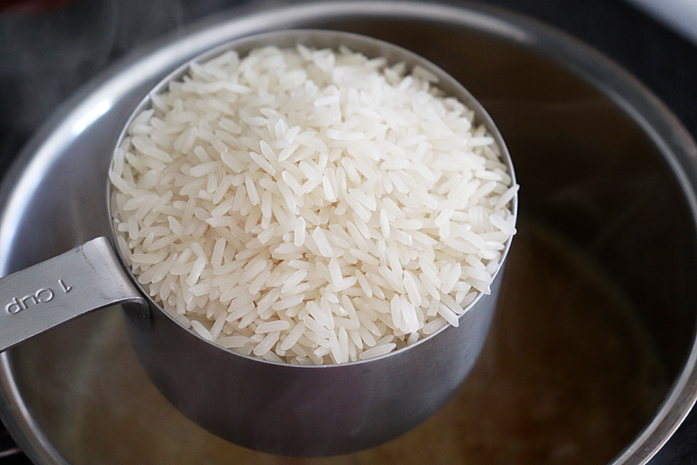 Add Jasmine Rice for Easy Turmeric Rice Recipe