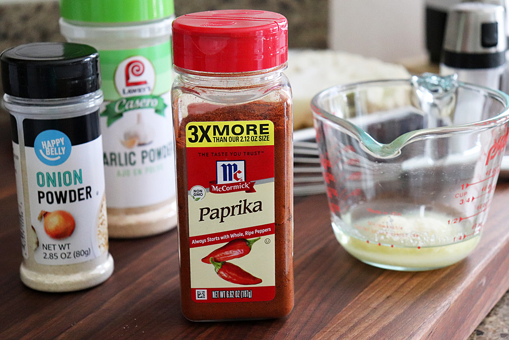 Ingredients for marinade