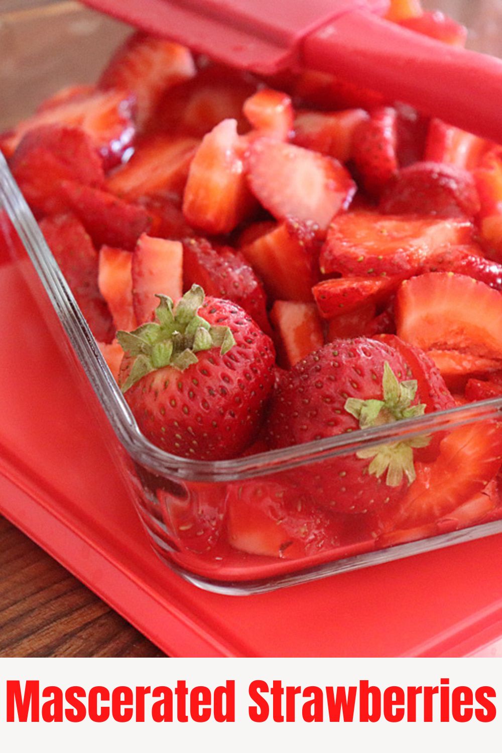 PIN for Easy Macerated Strawberries with Sugar 