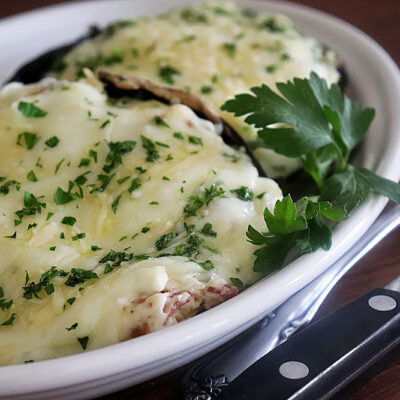 Easy Cheesy Portobello Mushroom Melts