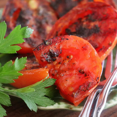 Easy Grilled Tomatoes with Italian Herbs