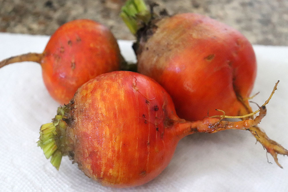 Washed Beets