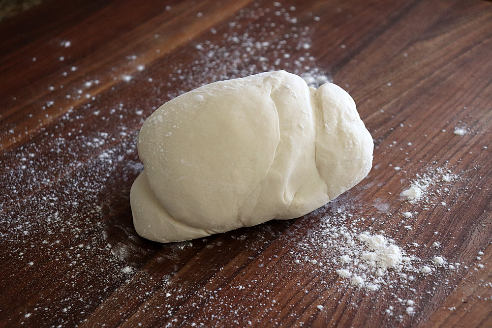 Ready to be hand kneaded