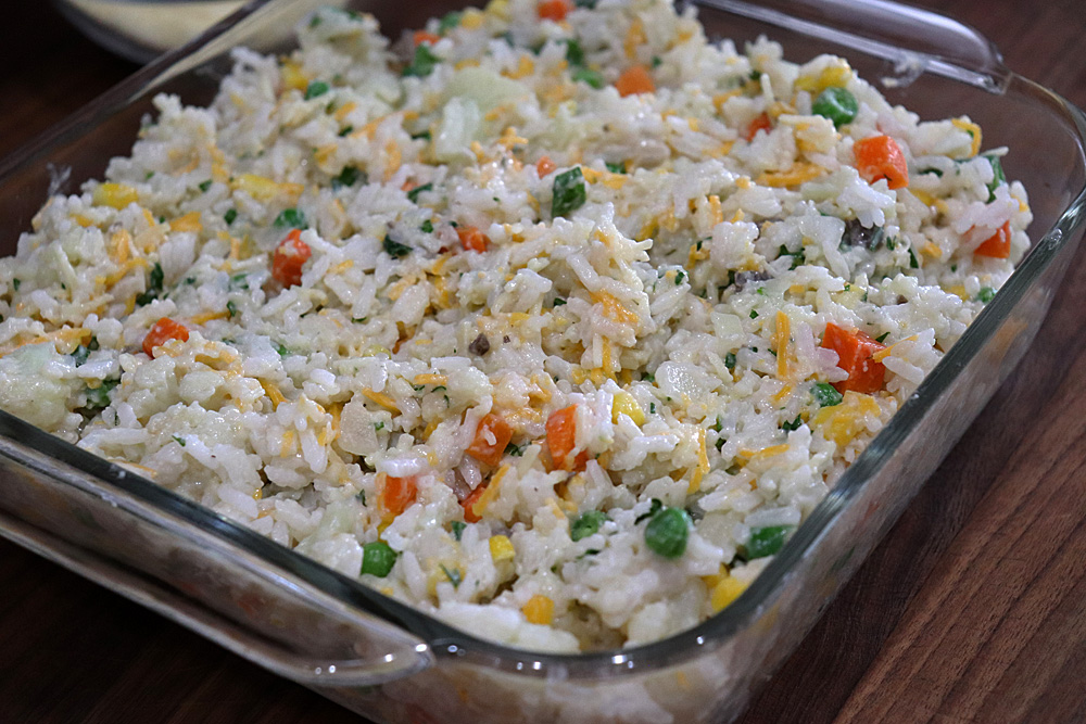 Add to casserole dish