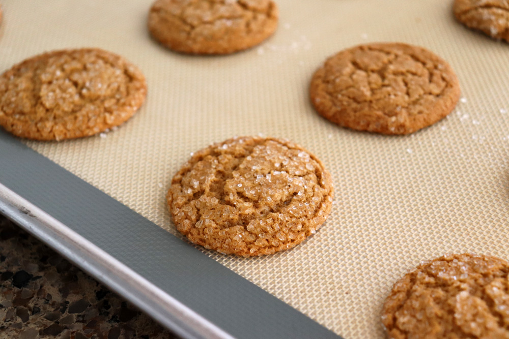 Chewy Molasses Cookies Recipe hero