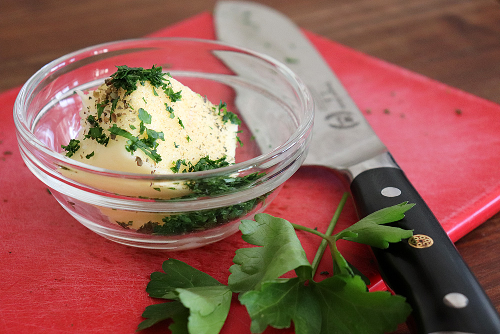 Butter and parsley