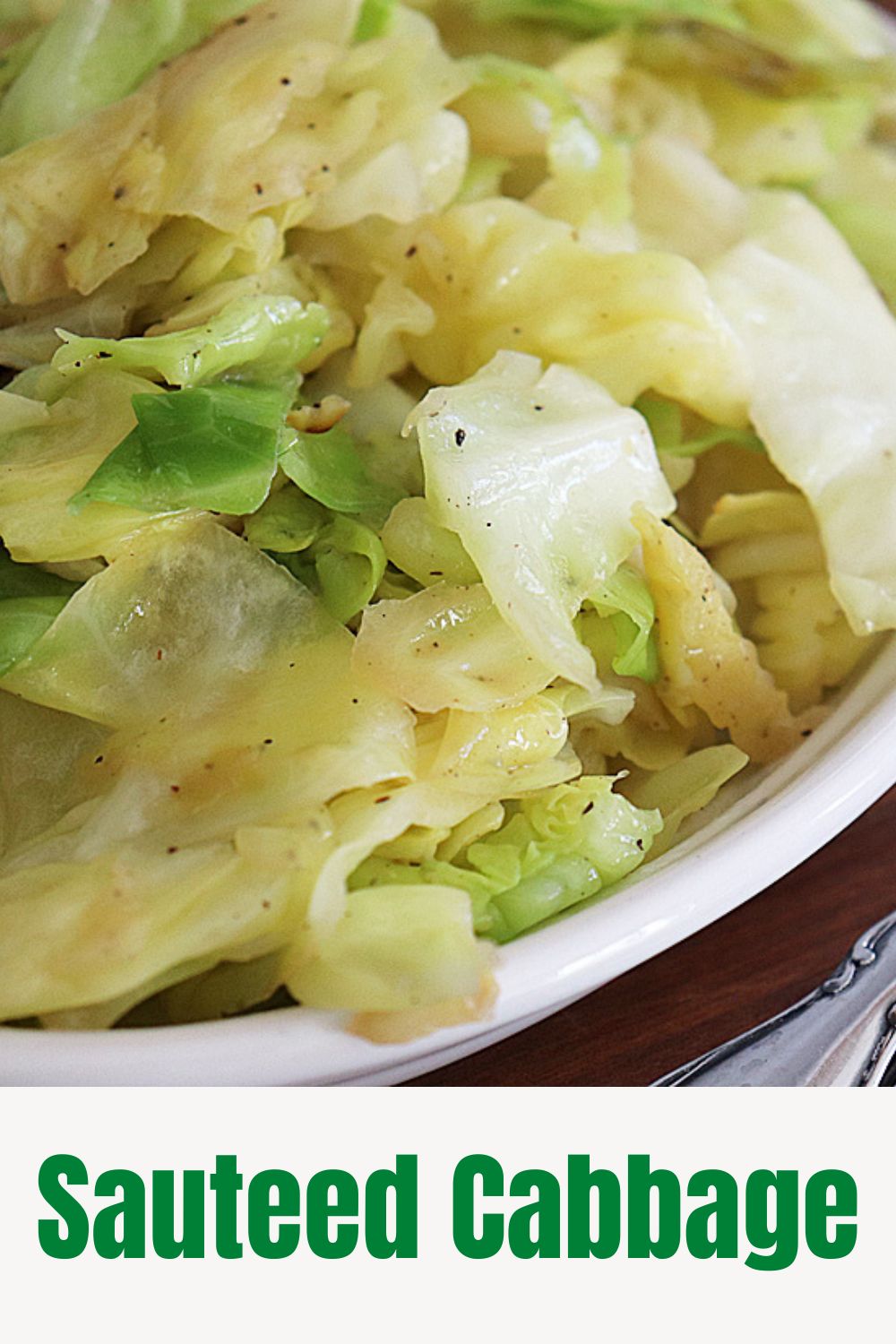 PIN for Easy Sauteed Cabbage Recipe